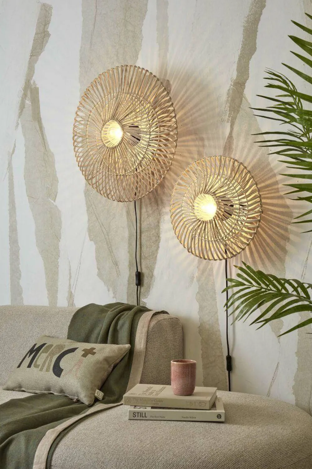 Store Good&Mojo Wandlamp Zanzibar (O55 Cm)