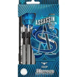 Assassin 80% Tungsten Steeltip Dartpijlen (25 Gram)|Harrows Best Sale