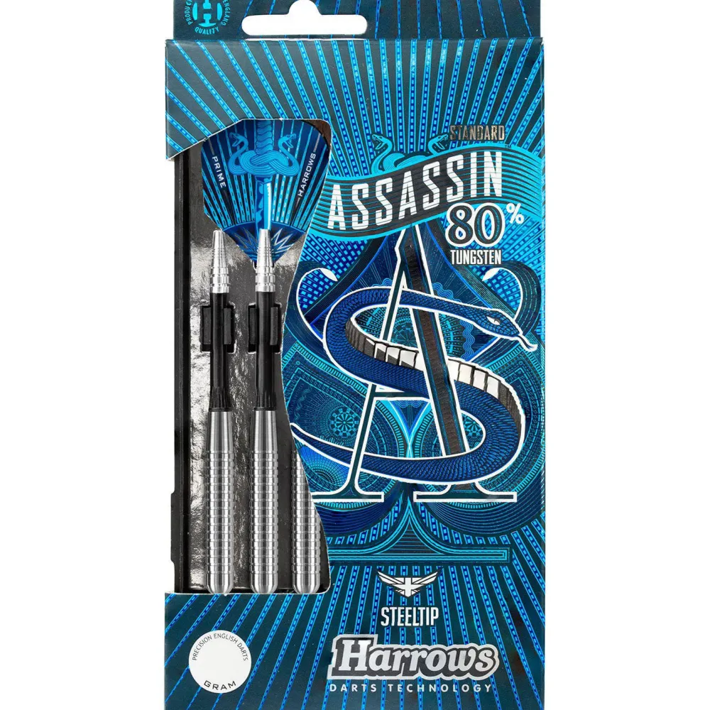 Assassin 80% Tungsten Steeltip Dartpijlen (25 Gram)|Harrows Best Sale