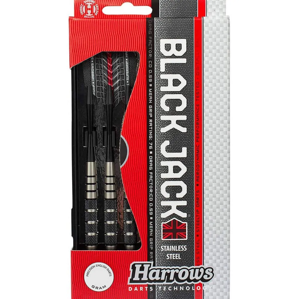 Black Jack Steeltip Dartpijlen (24 Gram)|Harrows Best