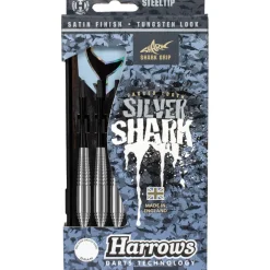 Silver Shark Steeltip Dartpijlen (24 Gram)|Harrows Best Sale