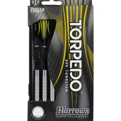 Torpedo 80% Tungsten Steeltip Dartpijlen (25 Gram)|Harrows Outlet