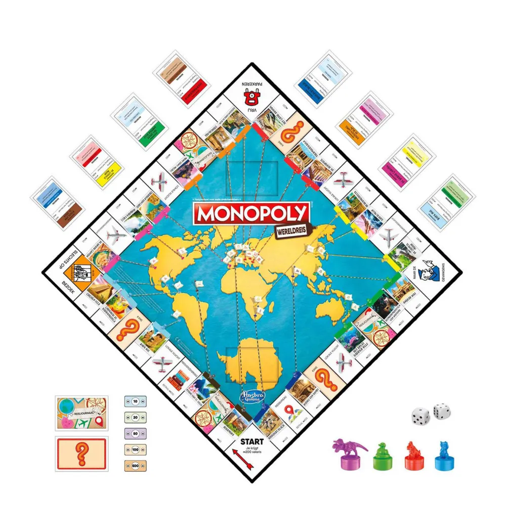 Monopoly Wereldreis|Hasbro Gaming Store