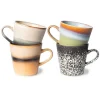 Sale HKliving Americanokopje 70'S (O8,5 Cm) (260 Ml) (Set Van 4)