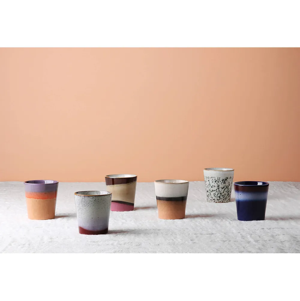 Hot HKliving Koffiekopje 70'S (O7,5) (180 Ml) (Set Van 6)