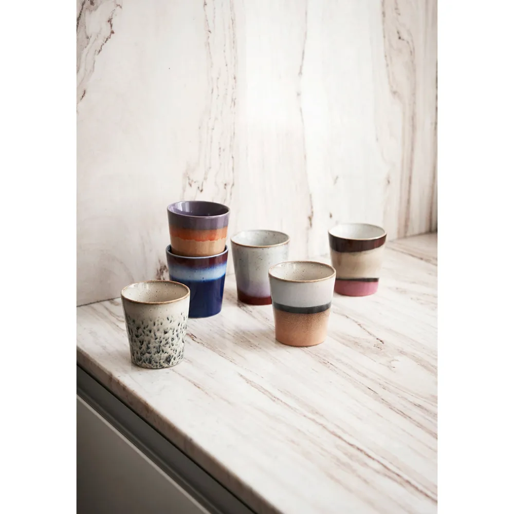 Hot HKliving Koffiekopje 70'S (O7,5) (180 Ml) (Set Van 6)