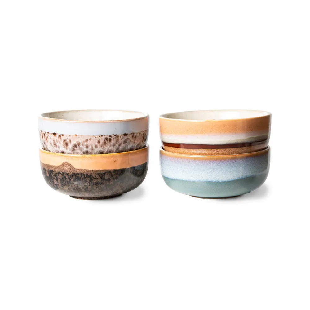 Shop HKliving Kom 70'S (O11 Cm) (Set Van 4)