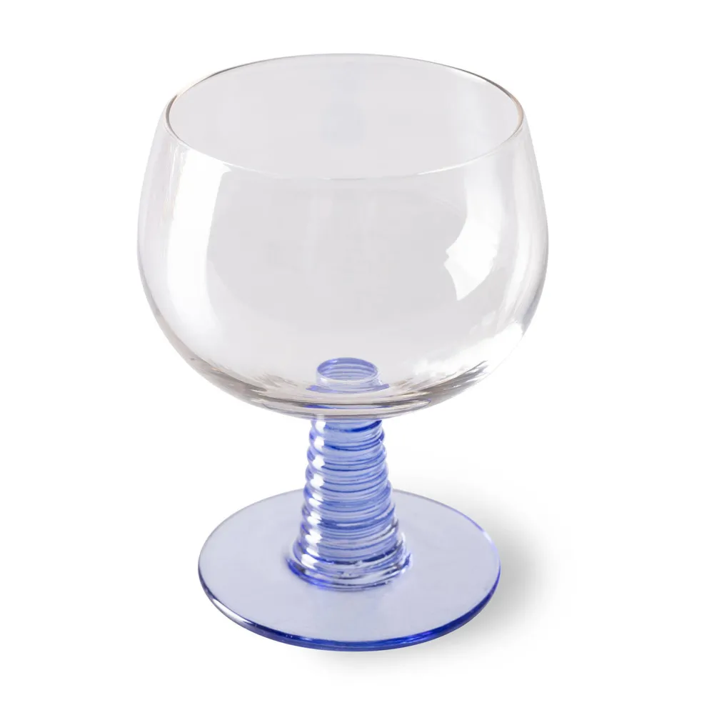 Discount HKliving Wijnglas Swirl (350 Ml) (O10 Cm)
