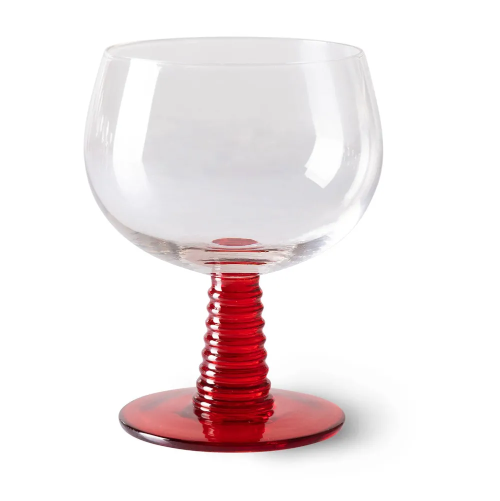 Clearance HKliving Wijnglas Swirl (350 Ml) (O10 Cm)