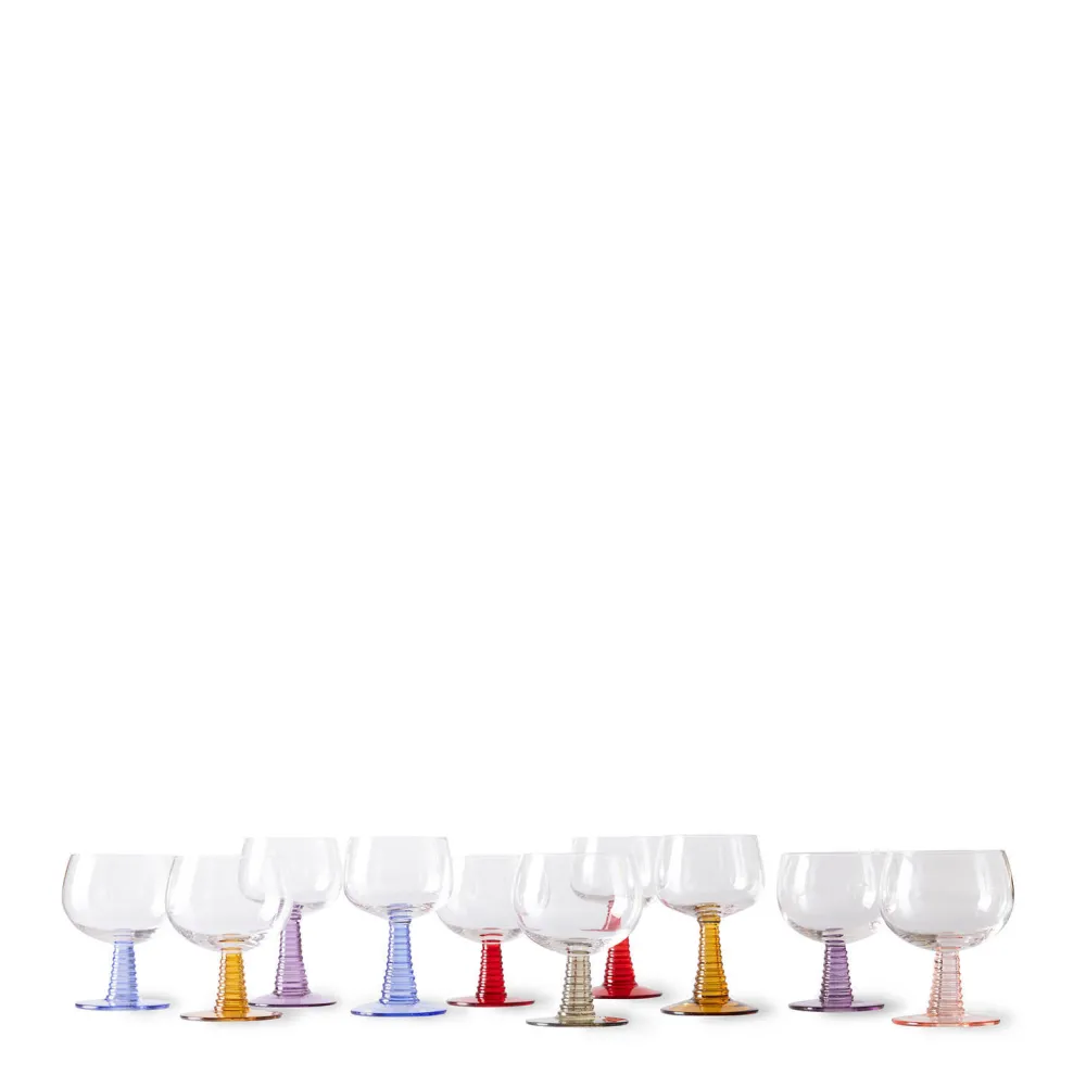Sale HKliving Wijnglas Swirl (350 Ml) (O10 Cm)