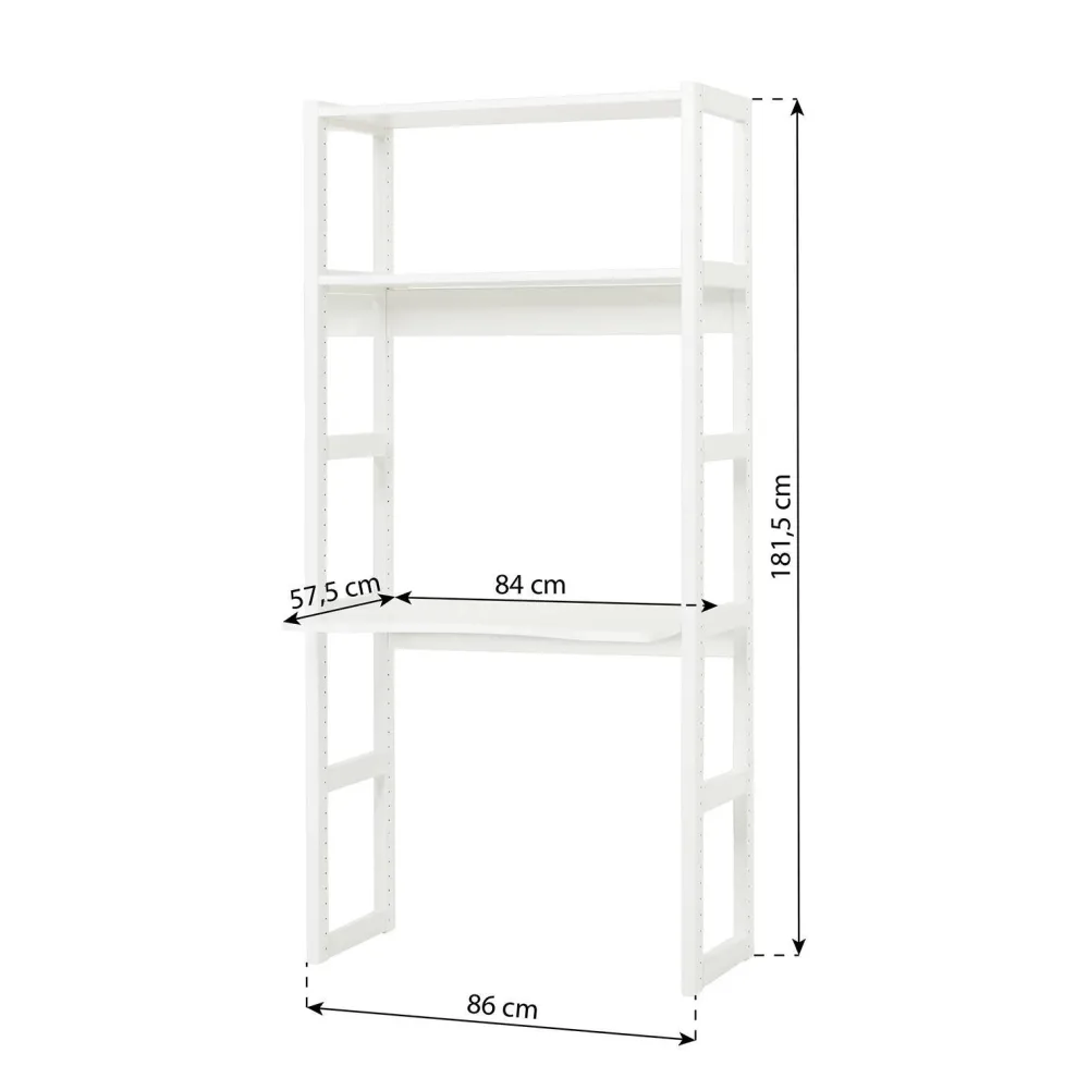 Hot Hoppekids Kinderbureau - Opbergkast Storey (80 Cm)