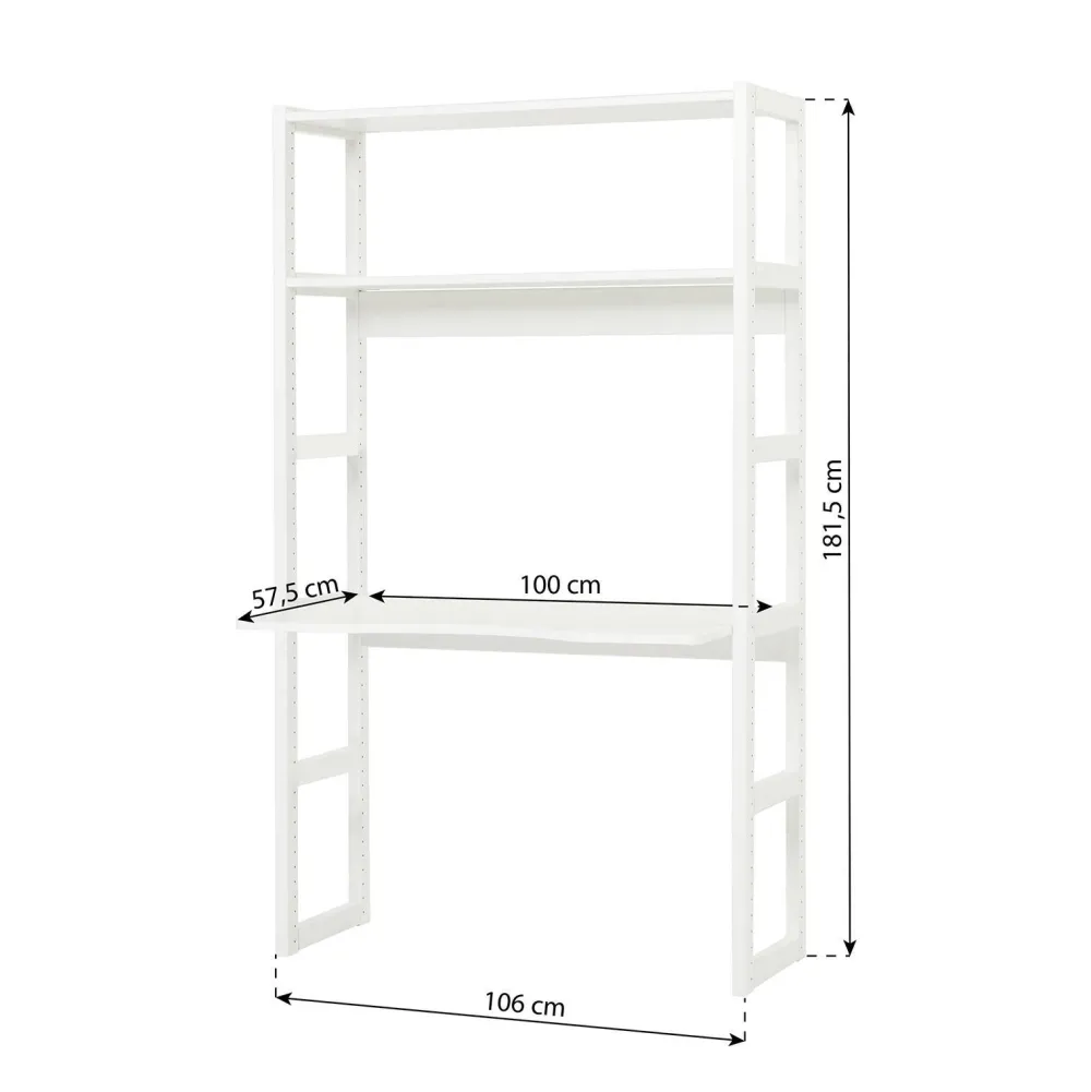 Discount Hoppekids Kinderbureau - Opbergkast Storey (100 Cm)
