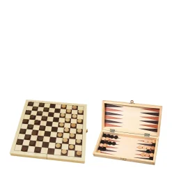 Dam- En Backgammonset 29 X 14,5 X 4,5 Cm Dam- En Backgammonset (29X14,5X4,5 Cm)|HOT New