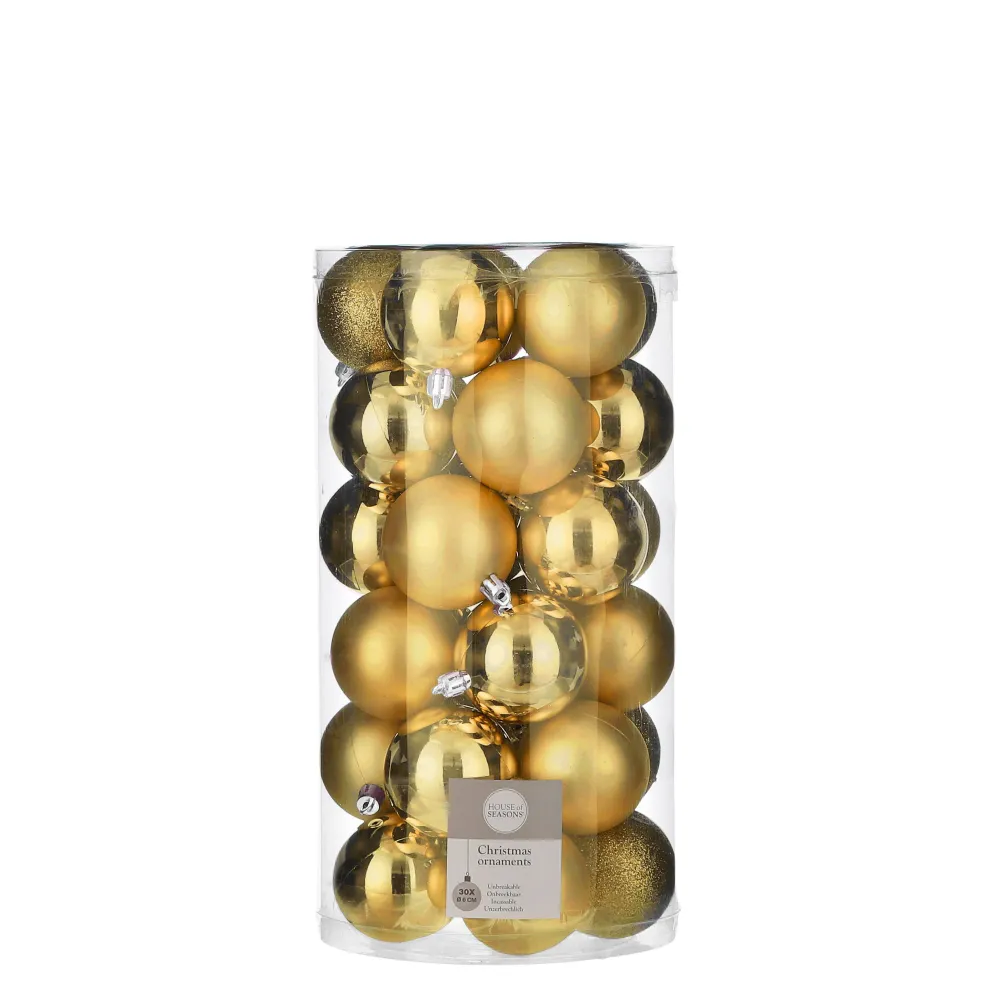 Best House of Seasons Kerstbal (Set Van 30) (O6 Cm)