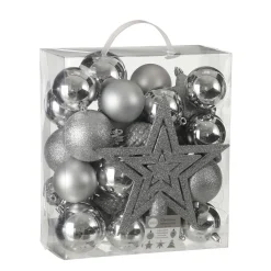 Hot House of Seasons Kerstbal Onbreekbaar (Set Van 40) (O8 Cm)