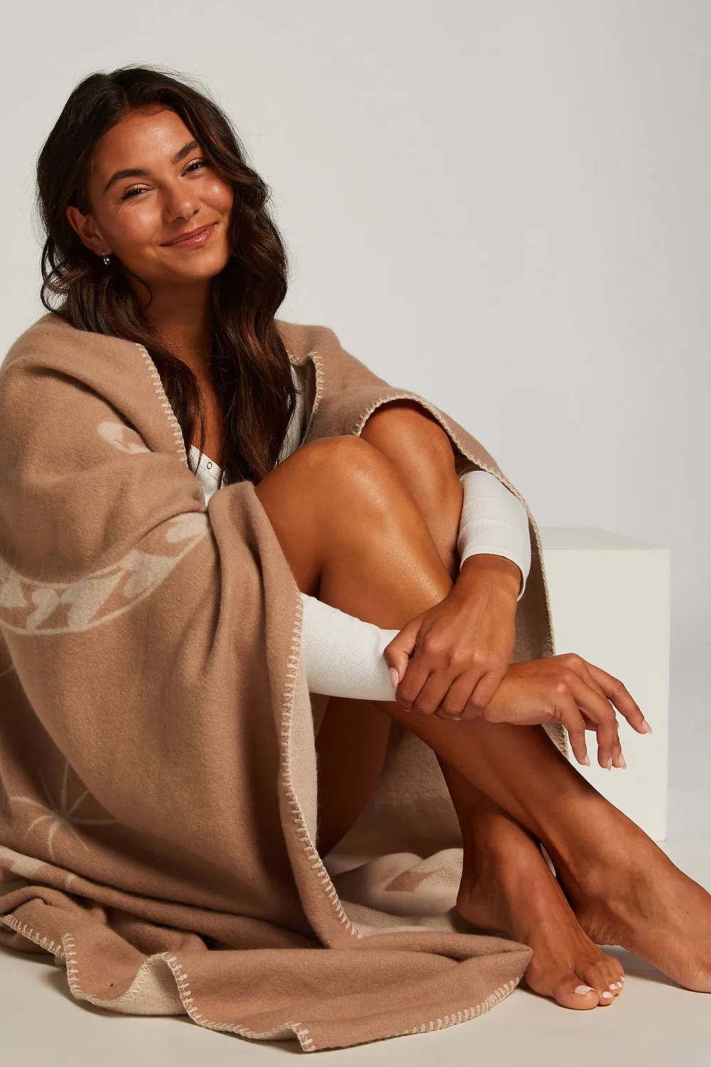 Hot Hunkemöller Hunkemoller Fleece Deken Leonie Leopard (152X124) Beige (152X124 Cm)