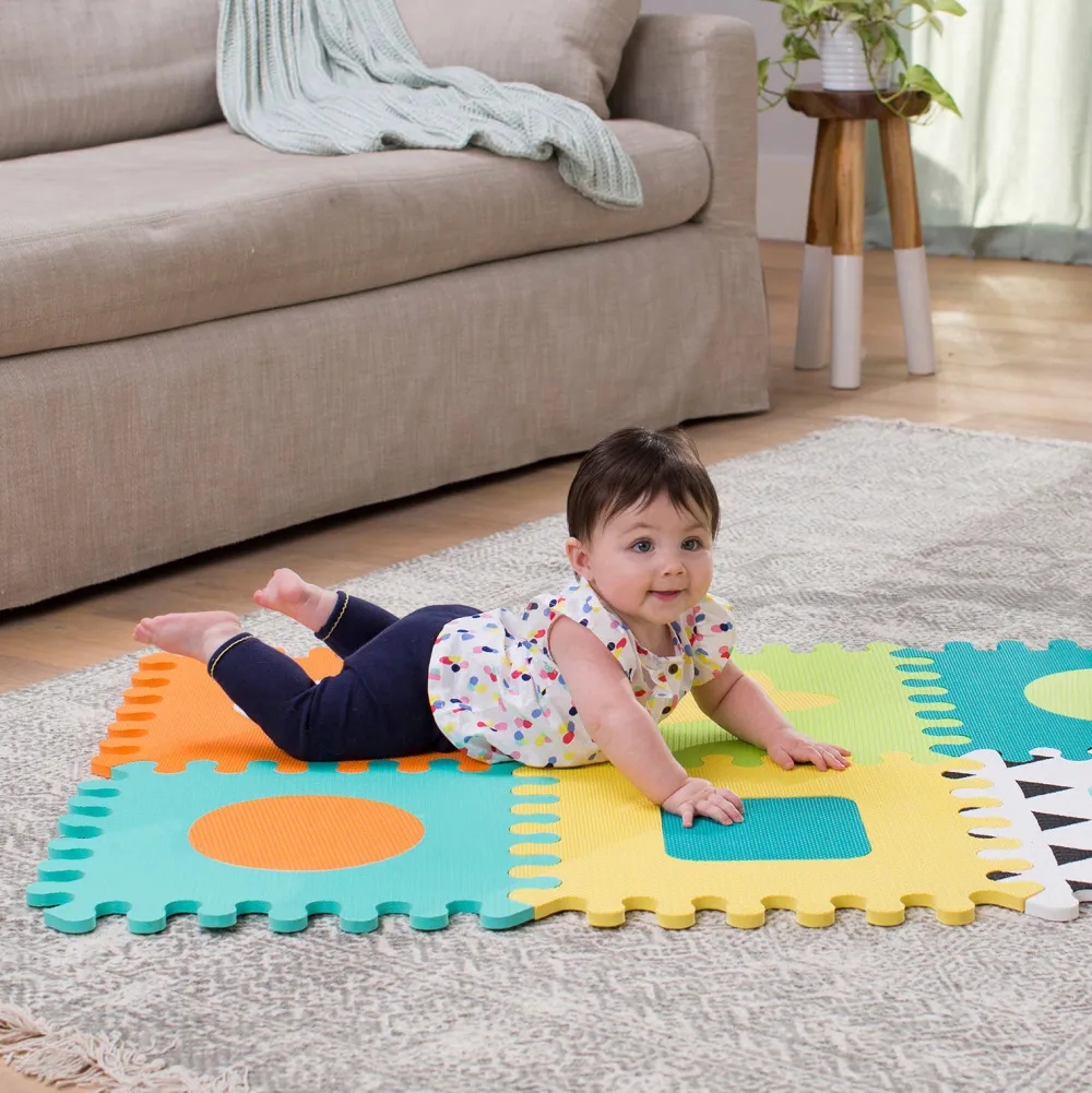Main - Soft Foam Puzzle Mat Vloerpuzzel 6 Stukjes|Infantino Shop