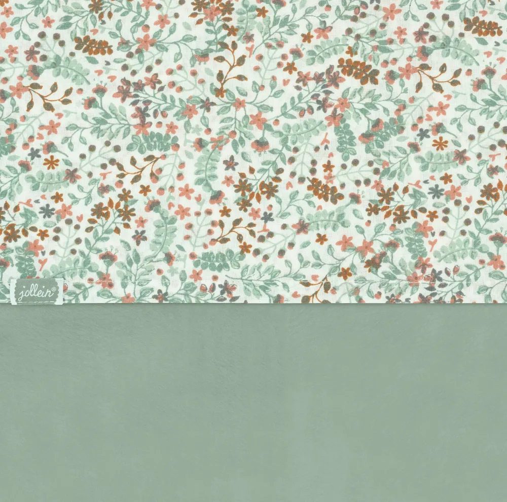 Cheap Jollein Baby Ledikantaken 120X150Cm Bloemen Groen