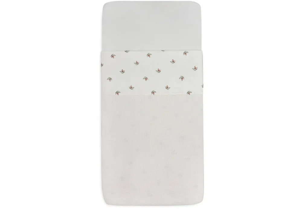 Fashion Jollein Baby Ledikantlaken 120X150 Cm Rosehip