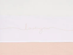 Store Jollein Baby Wieglaken 75X100Cm Love You Pale Pink