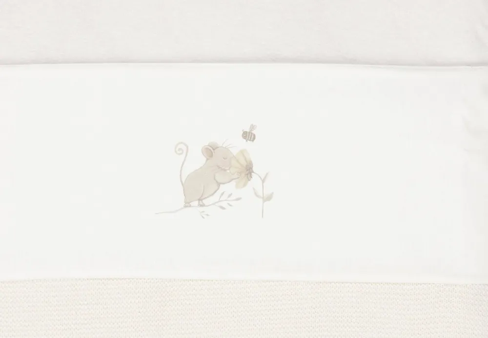 Sale Jollein Baby Wieglaken 75X100Cm Dreamy Mouse Ivory