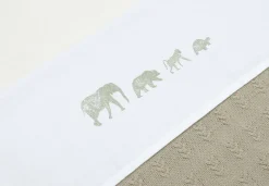 Fashion Jollein Baby Wieglaken 75X100Cm Animals - Olive Green