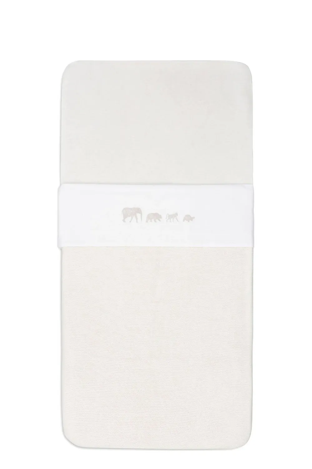 New Jollein Baby Wieglaken 75X100Cm Animals - Nougat