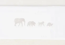 New Jollein Baby Wieglaken 75X100Cm Animals - Nougat