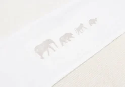 New Jollein Baby Wieglaken 75X100Cm Animals - Nougat