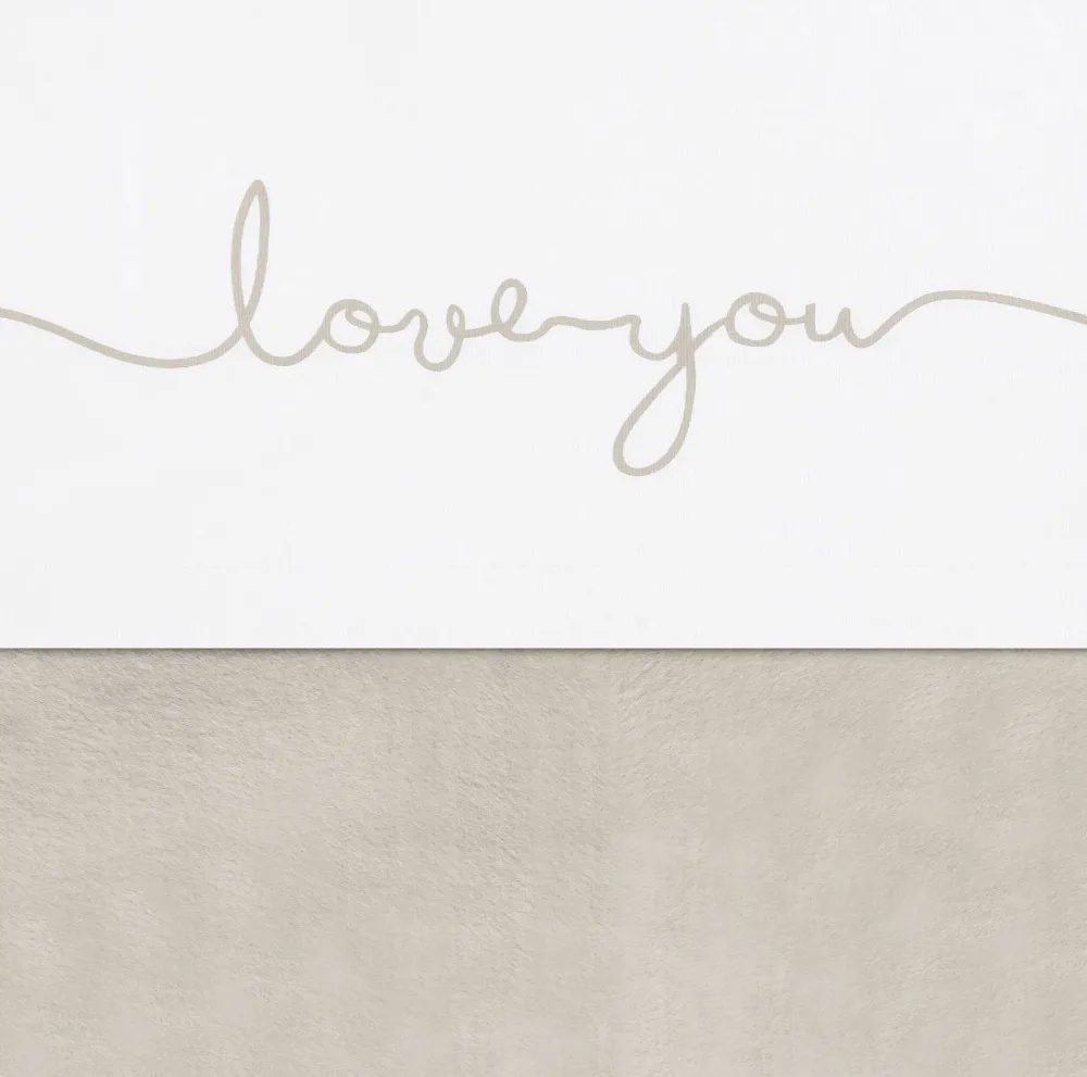 Cheap Jollein Baby Wieglaken 75X100Cm Love You Nougat