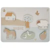 Houten Puzzel 28X10X2Cm Farm Houten Legpuzzel 6 Stukjes|Jollein Shop