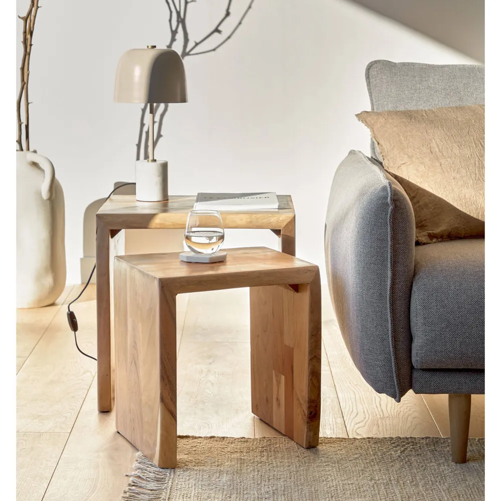 Flash Sale Kave Home Bijzettafel (Set Van 2) Zuleika