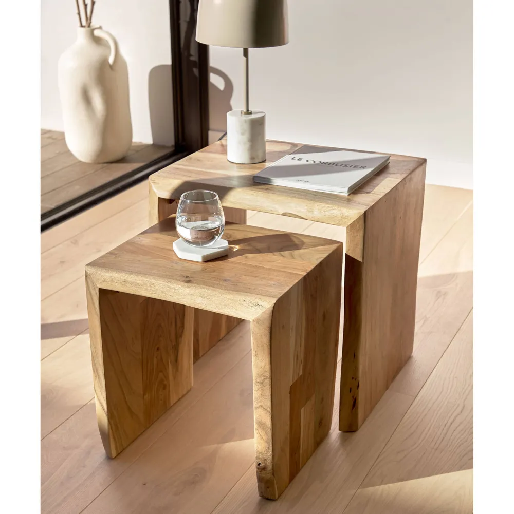 Flash Sale Kave Home Bijzettafel (Set Van 2) Zuleika