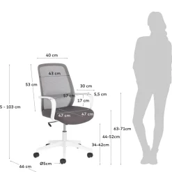 New Kave Home Bureaustoel Melva