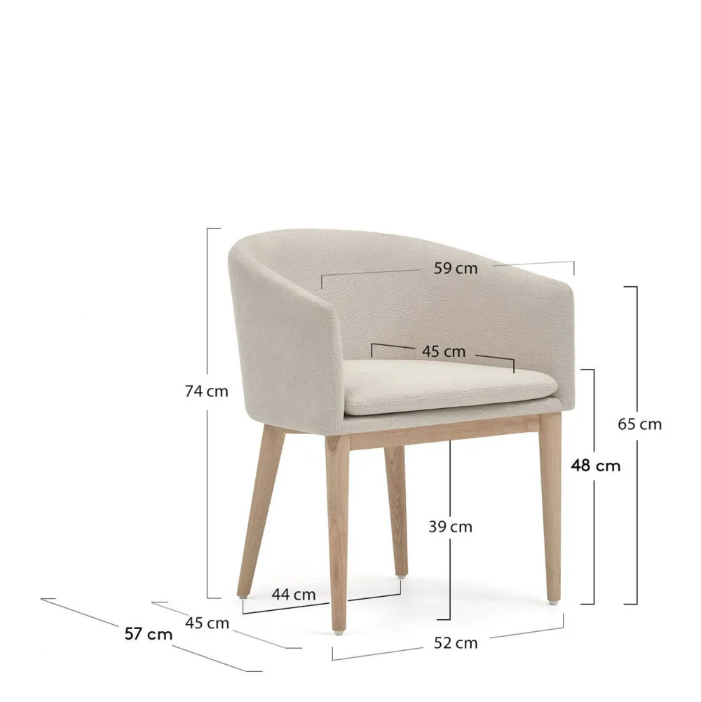 Fashion Kave Home Eetkamerstoel Harlan
