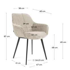 Online Kave Home Eetkamerstoel (Set Van 2) Amira