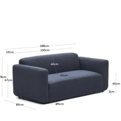 Clearance Kave Home Modulaire 2-Zitsbank Neom
