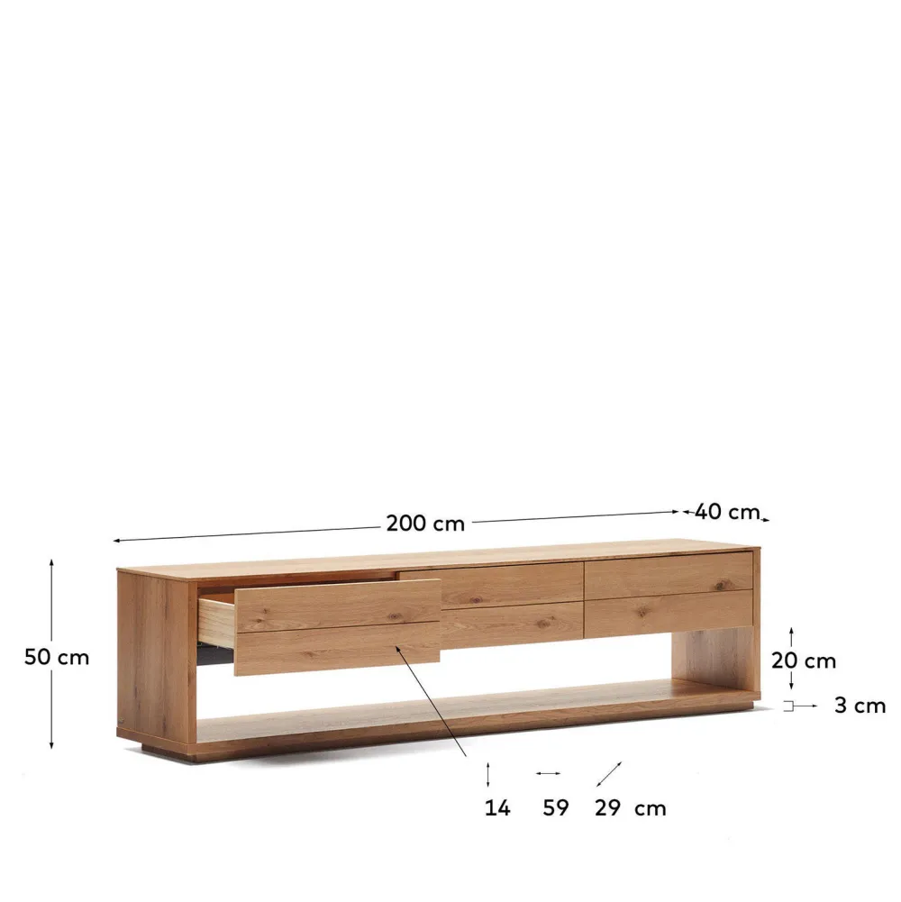 Outlet Kave Home Tv-Meubel Alguema