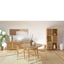 Cheap Kave Home Uitschuifbare Eetkamertafel Oqui (120X120-200 Cm)