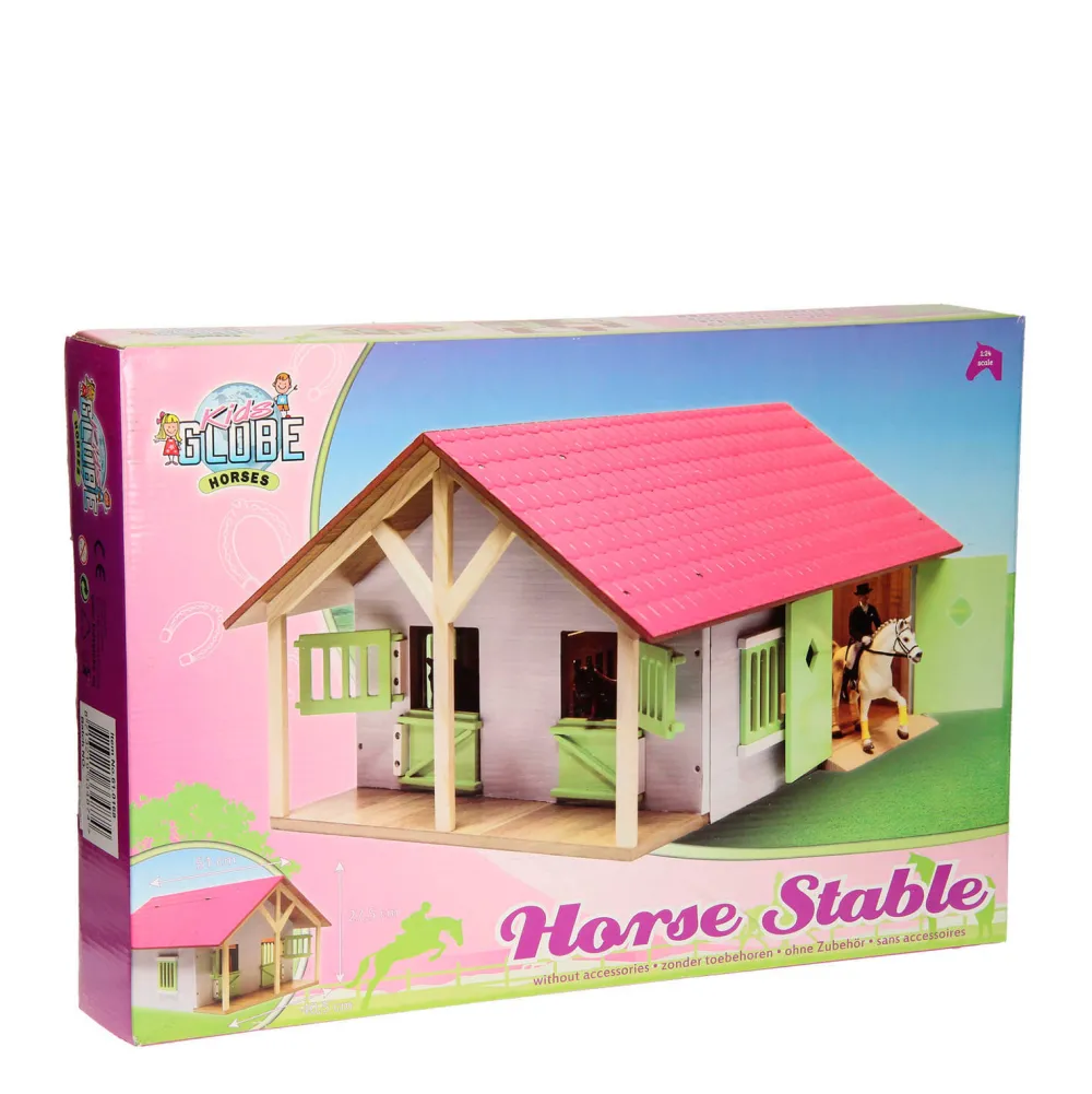 Paardenstal Schaal 1:24|Kids Globe Best