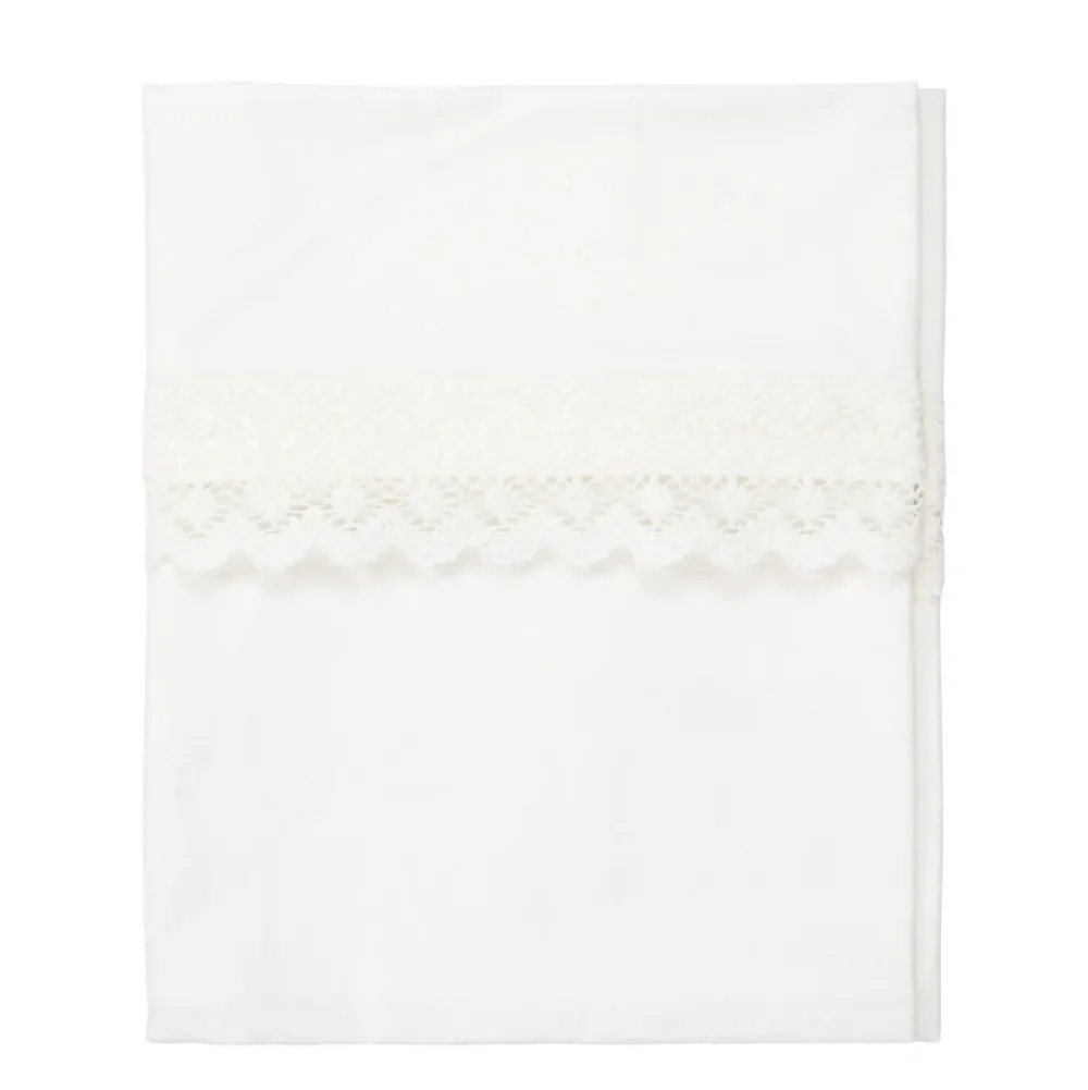 Cheap Koeka Crochet Baby Ledikantlaken 110X140Cm Milky