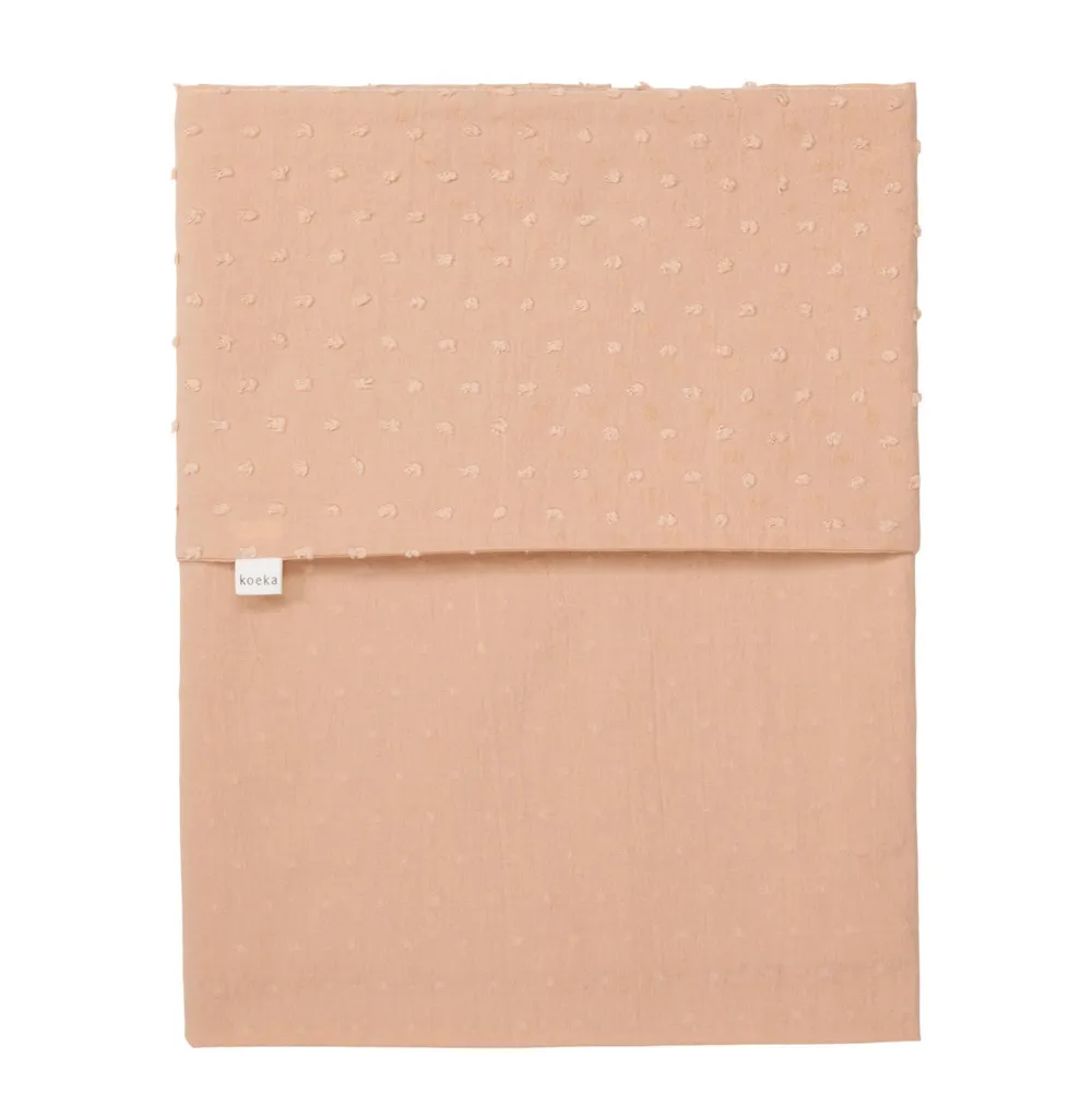 Best Sale Koeka Napa Baby Wieglaken 80X100 Cm Perzik Roze