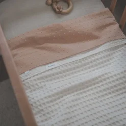 Best Sale Koeka Napa Baby Wieglaken 80X100 Cm Perzik Roze