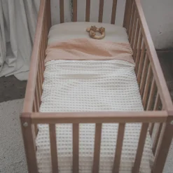 Best Sale Koeka Napa Baby Wieglaken 80X100 Cm Perzik Roze