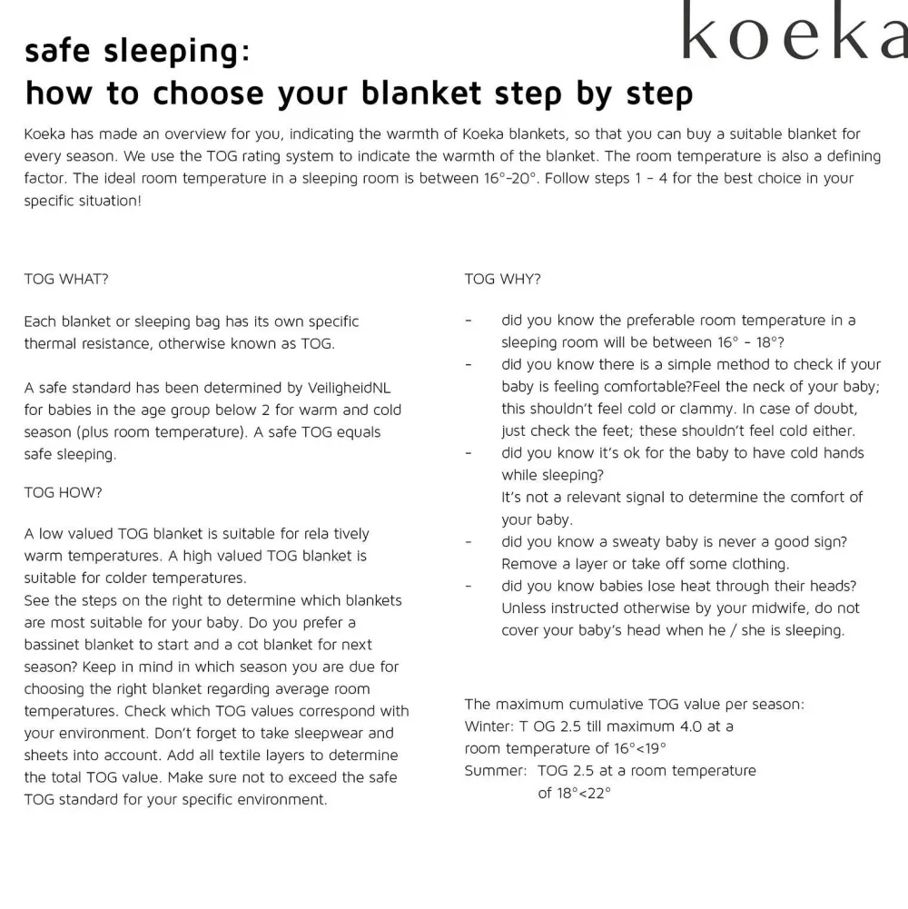 Online Koeka Nostalgia Baby Wieglaken 80X100 Cm Warm White