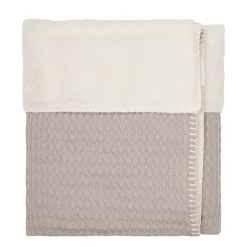 Cheap Koeka Oslo Plaid Wafel En Teddy Clay/Pebble (140X200 Cm)