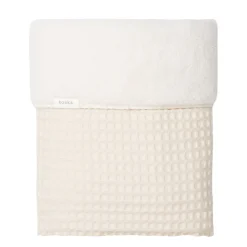 Sale Koeka Oslo Plaid Wafel/Teddy 140X200 Cm Natural/Pebble (140X200 Cm)