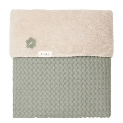 Shop Koeka Oslo Teddy Eenpersoonsdeken Shadow Green (200X140 Cm)