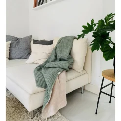 Shop Koeka Oslo Teddy Eenpersoonsdeken Shadow Green (200X140 Cm)