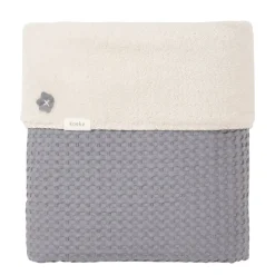 Sale Koeka Oslo Teddy Eenpersoonsdeken Steel Grey/Pebble (200X140 Cm)
